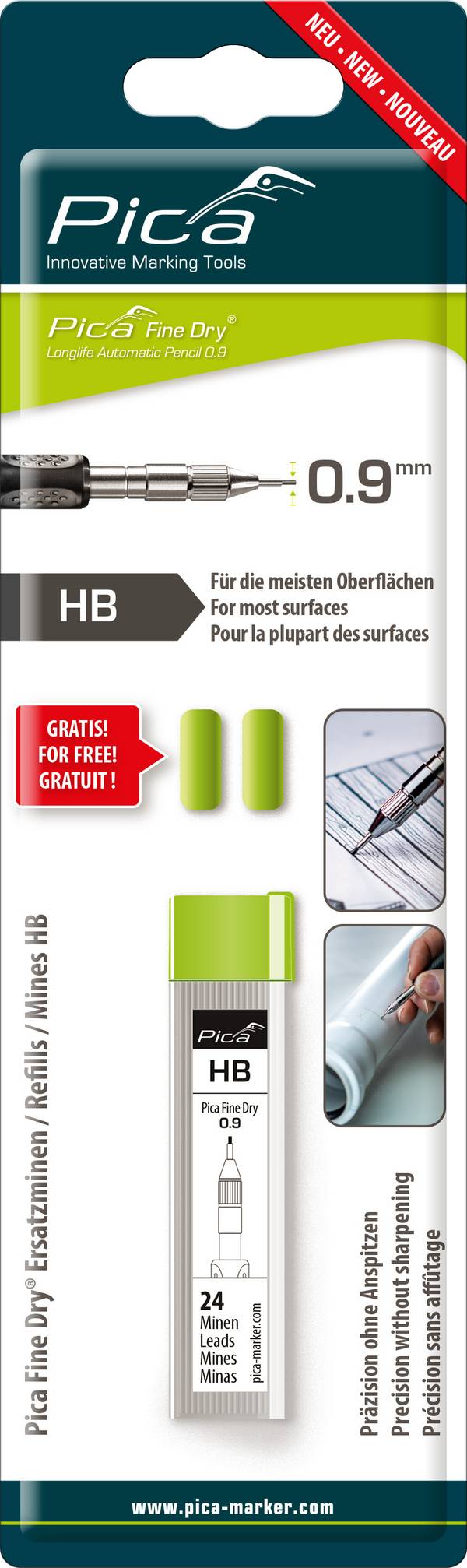 PICA - Fine-Dry Ersatzminen-Set HB