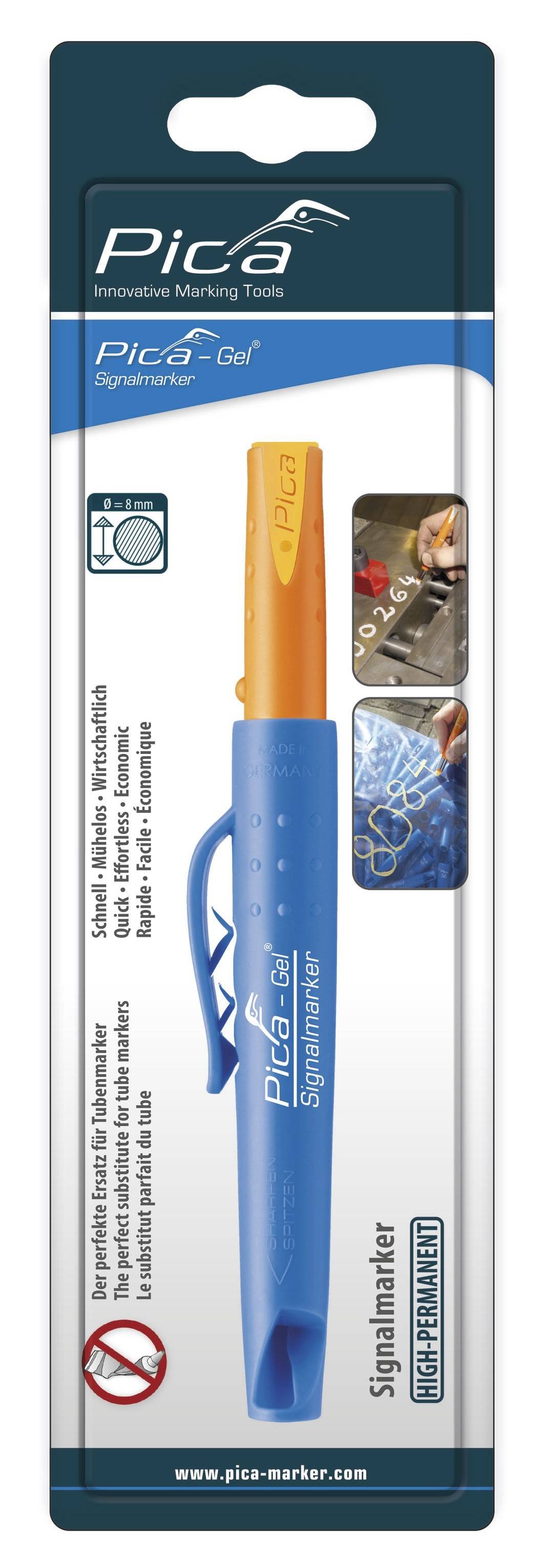 Pica GEL Signalmarker, gelb, SB Verpackung-0