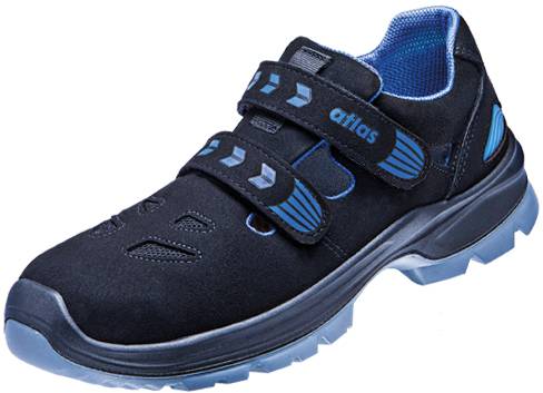 ESD Sandale alu-tec 360 2.0, W12, S1, Sportline, Unisex, schwarz/royal blau, Größe 45-0