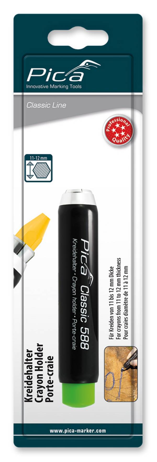 Kreidehalter für 11-12mm Kreide, SB Verpackung