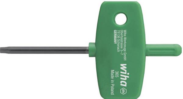 Stiftschlüssel mit Schlüsselgriff TORX® schwarzoxidiert T5 (04918)