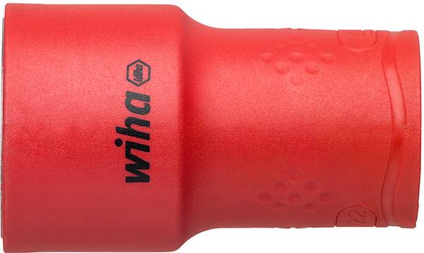 Steckschlüsseleinsatz isoliert 1/2" Außensechskant  (43087) 32 mm