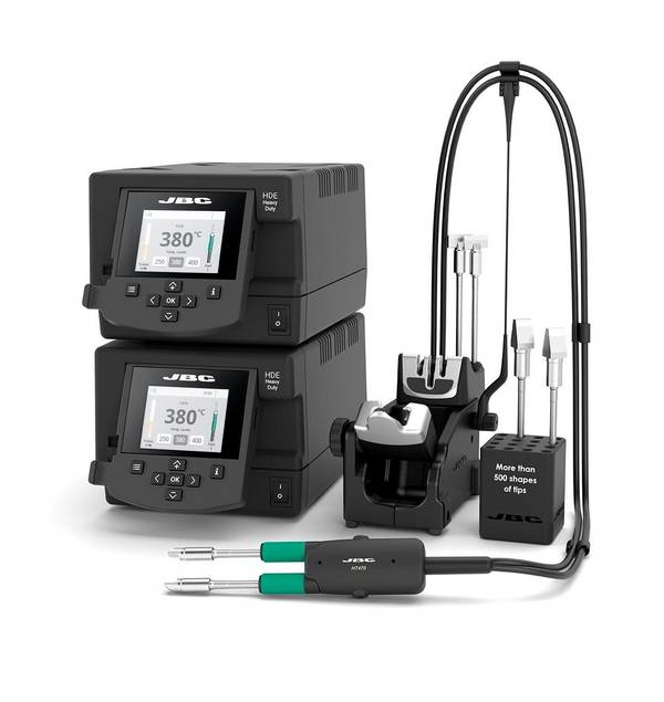 Hochleistungs-Reworkstation HDE-2KE, inkl. HT470-A Hochleistungs-Thermopinzette