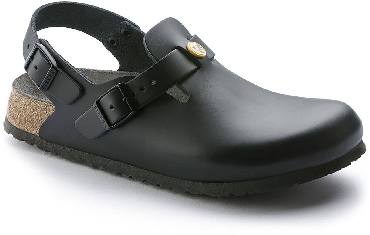 ESD Clog TOKIO ESD Naturleder 61400, schwarz, normal, 40