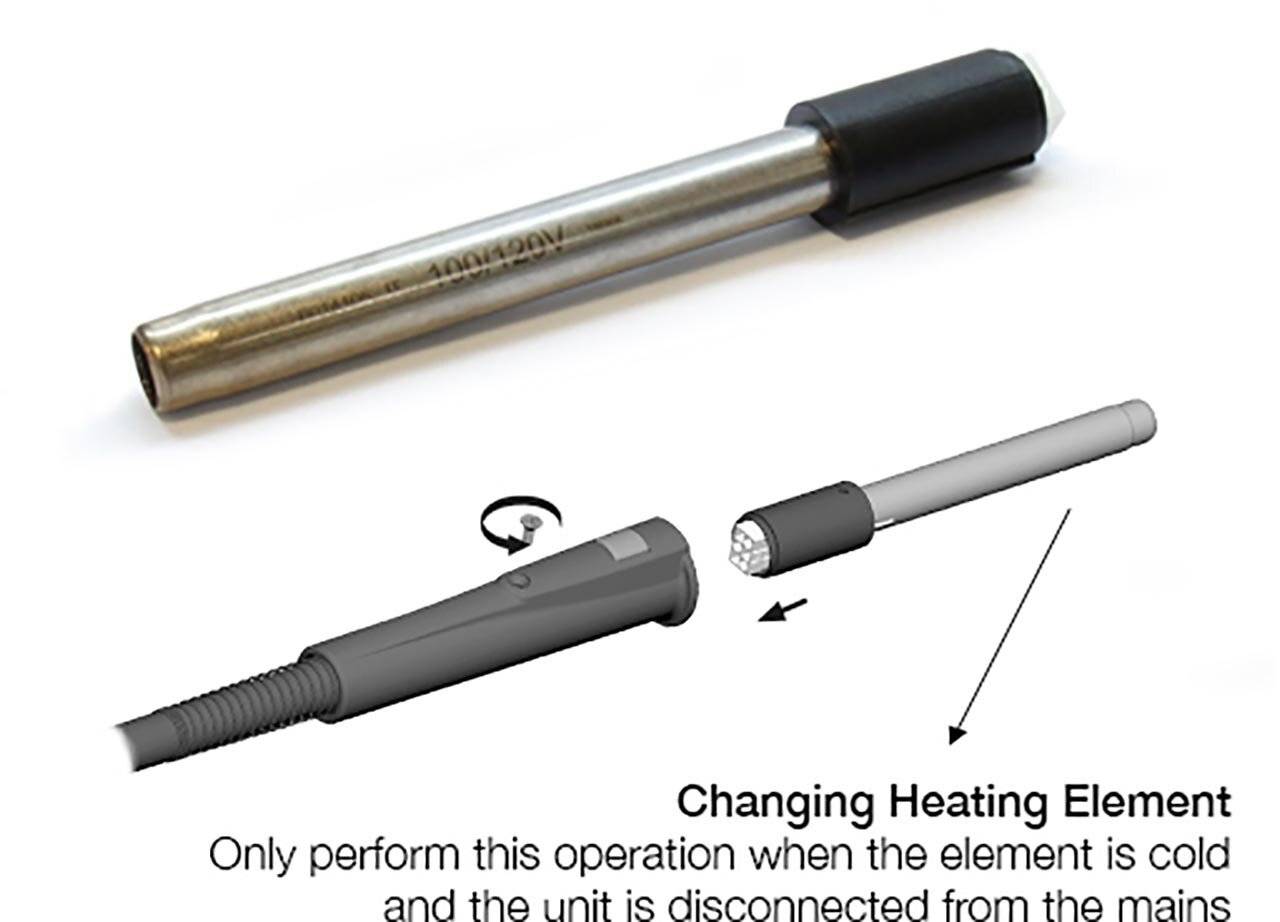 Heizelement für JT Heißluftkolben, 100/120V-0