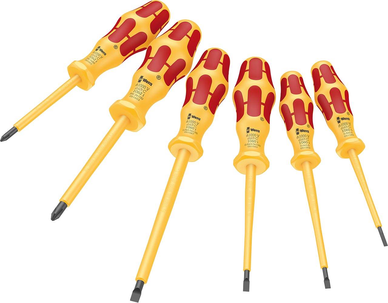 Schraubendrehersatz 1060 i/1062 i/6 Kraftform VDE, 6-teilig-0
