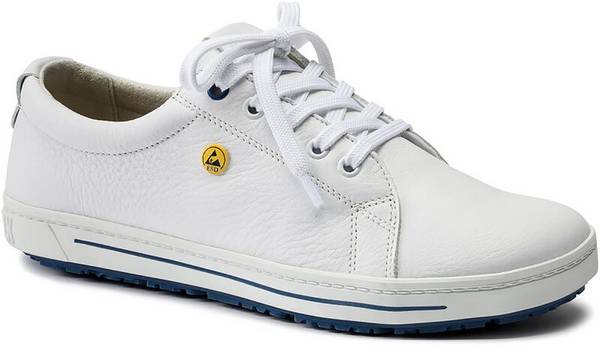 ESD Sneaker QO 500 ESD Naturleder White 1011366, normal, 43