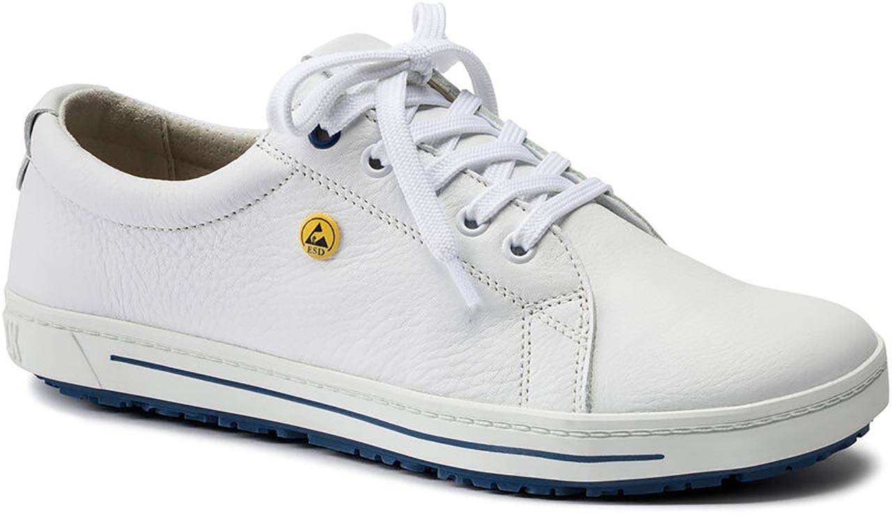 ESD Sneaker QO 500 ESD Naturleder White 1011366, normal, 43-0