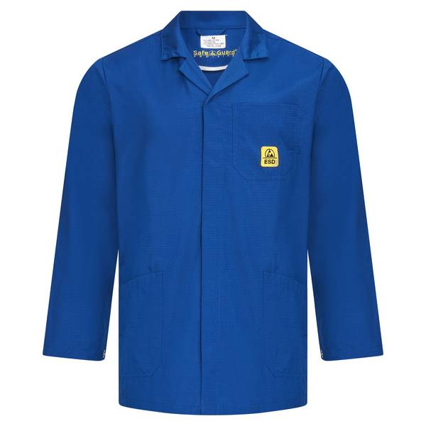 ESD-Arbeitsmantel Pro Line, unisex, dunkelblau, XS