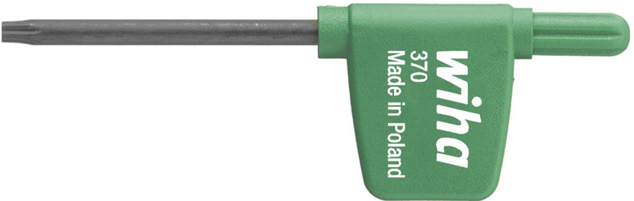 Stiftschlüssel mit Fähnchengriff TORX® schwarzoxidiert T7 (03726)-0