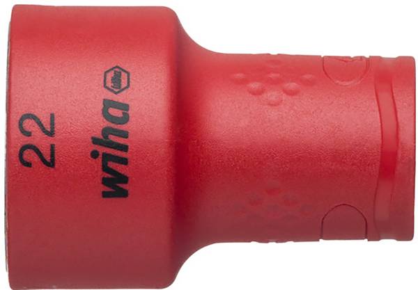 Steckschlüsseleinsatz isoliert 3/8" Außensechskant 22,0mm (43076)