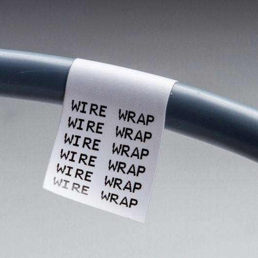 Gewebe-Etikettenband, weiß, 9,5 mm x 4,88 m, für M410, BMP41, M510, BMP51 & M511, M4C-375-499-2