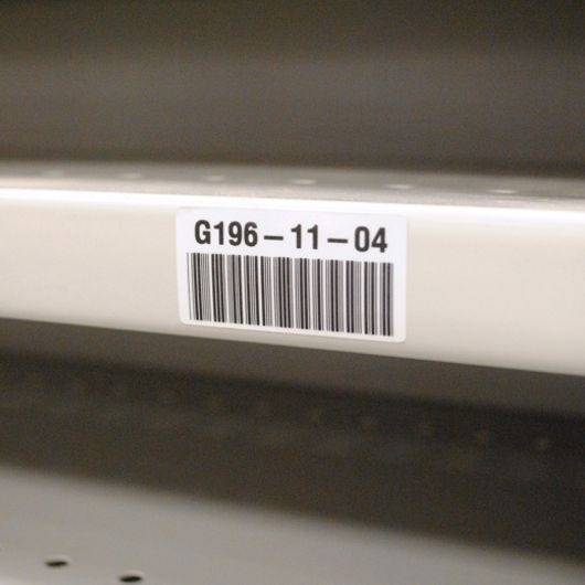 Polyester-Endlosband weiß glänzend, 25,4 mm x 7,62 m, M410/BMP41/M510/BMP51/M511, M4C-1000-422-1