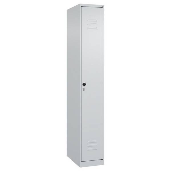 C+P Umkleidespind Classic PLUS bodenstehend, 1 Abteil, 1850x300x500mm, lichtgrau