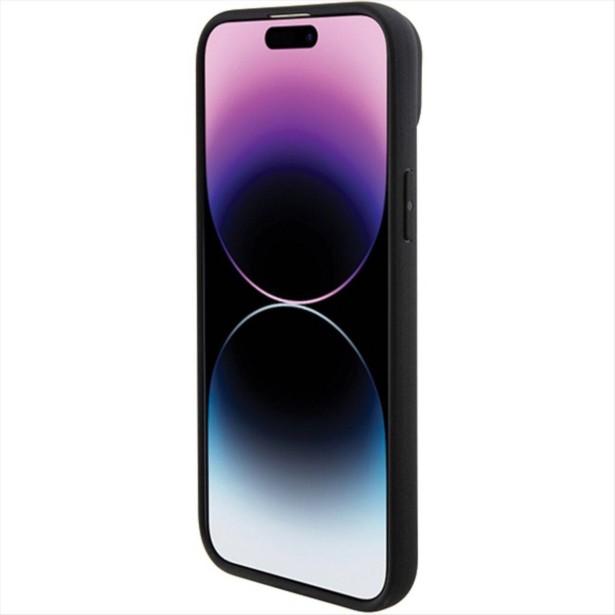 BMW Apple iPhone 15 Plus Schutzhülle Case Cover Etuis Leather Hot Stamp Schwarz-4
