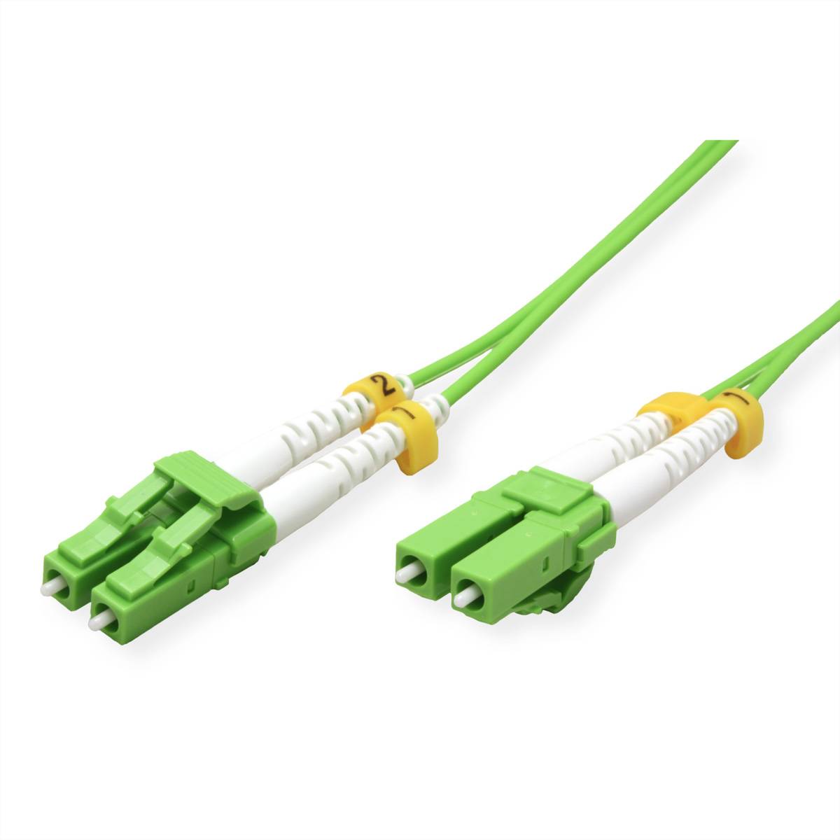 ROLINE LWL-Kabel 50/125µm OM5, LC/LC, LSOH, Low-Loss, grün, 0,5 m-1
