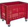 Großbehälter Inhalt 535 l 4 Lenkrollen rot. Alpha Paletten & Boxen e.K. Johann-Heinrich Ensink 77303849