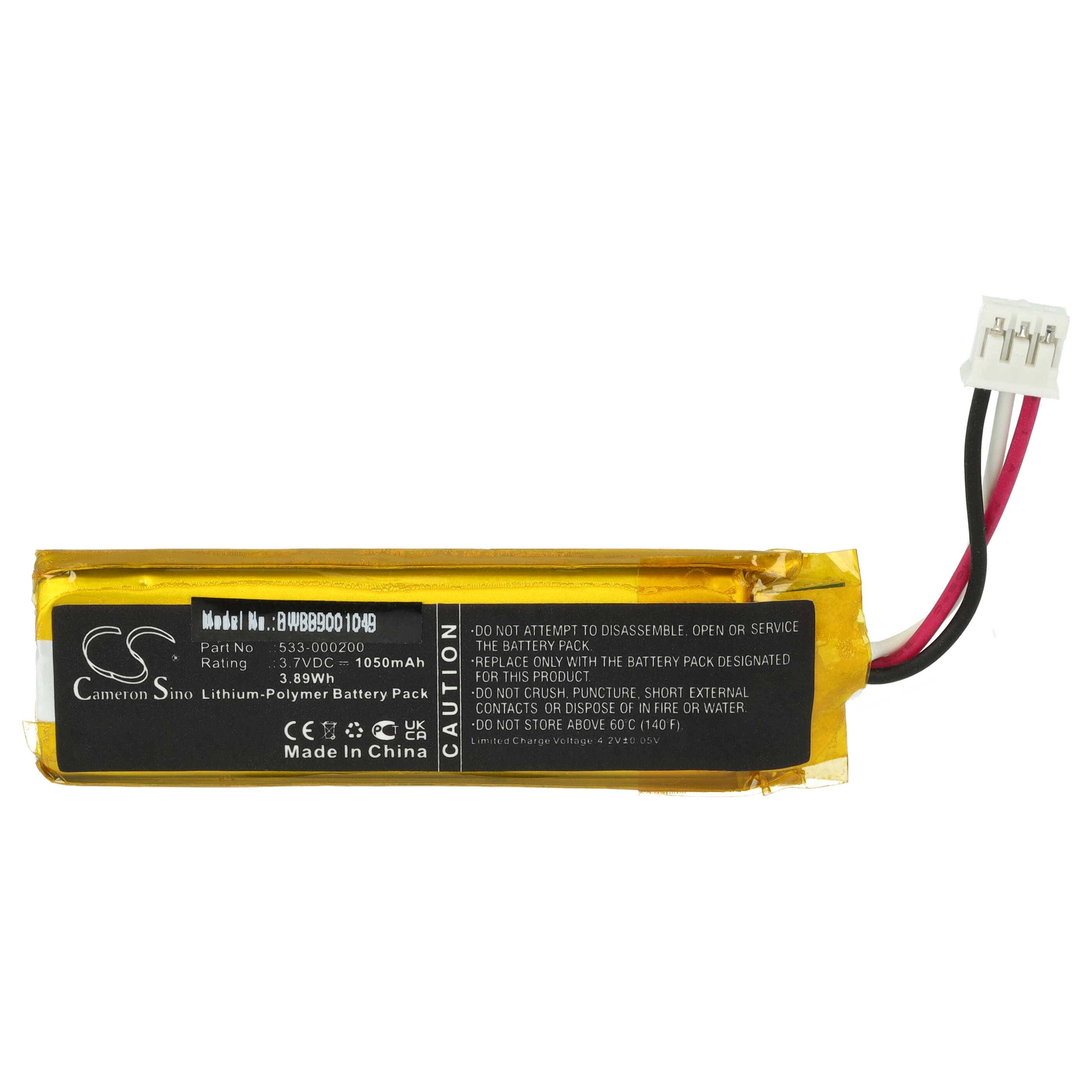 vhbw Akku kompatibel mit Logitech MX Keys Mini | 920-010514, YR0084 kabellose Tastatur (1050 mAh, 3,7 V, Li-Polymer)-0