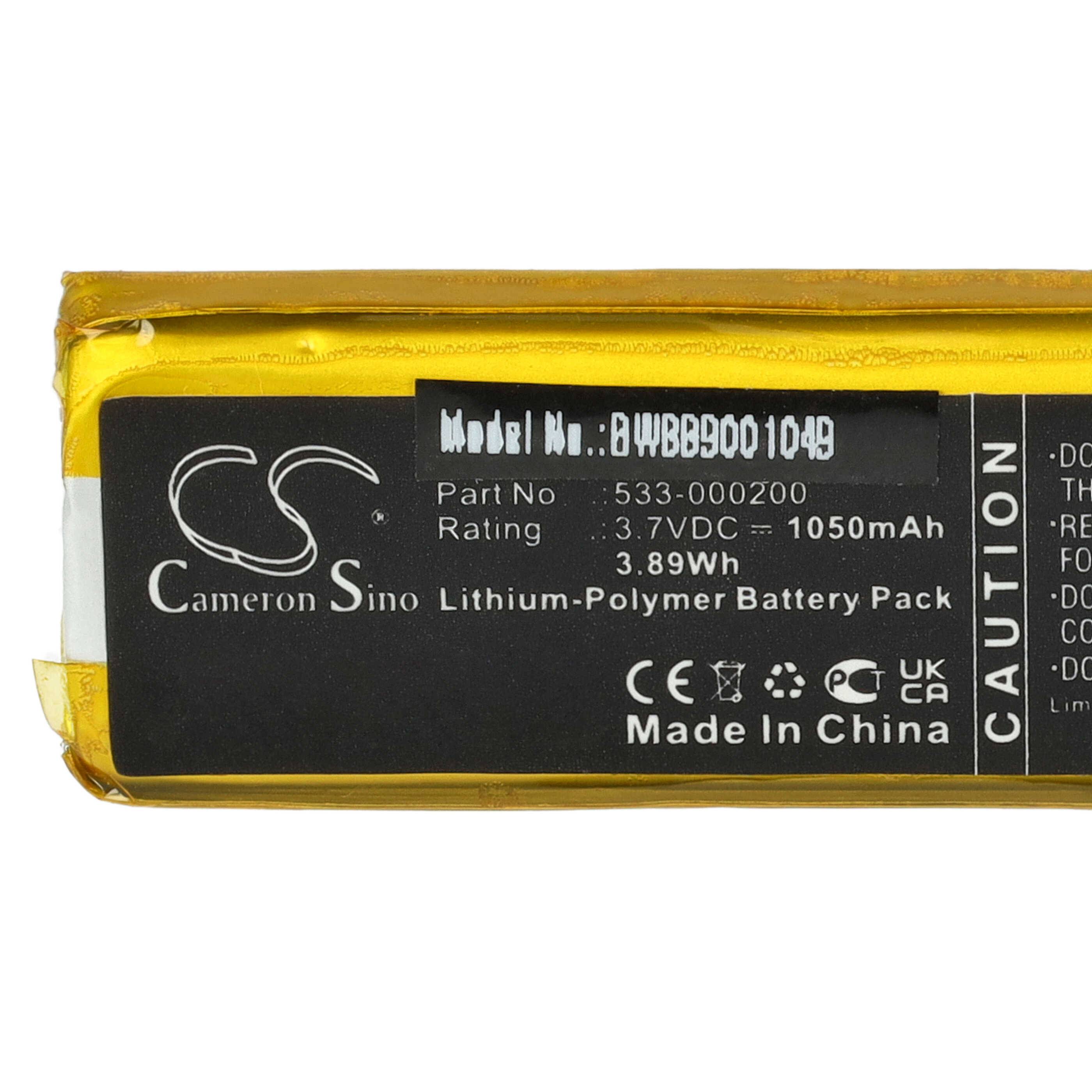 vhbw Akku kompatibel mit Logitech MX Keys Mini | 920-010514, YR0084 kabellose Tastatur (1050 mAh, 3,7 V, Li-Polymer)-4