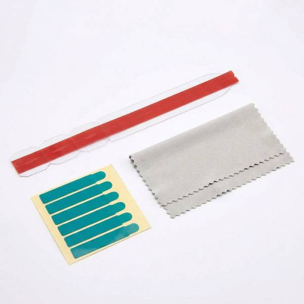 upscreen® Blickschutzfilter Haltelaschen und Klebestreifen Set