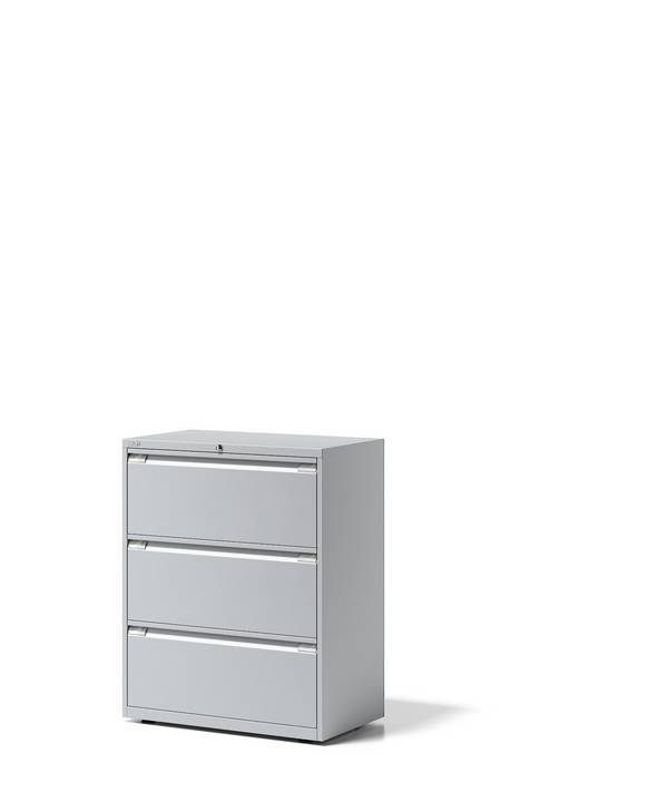 Hängeregistraturschrank Essentials, 3 Hängeregistratur à H 304 mm, Farbe lichtgr