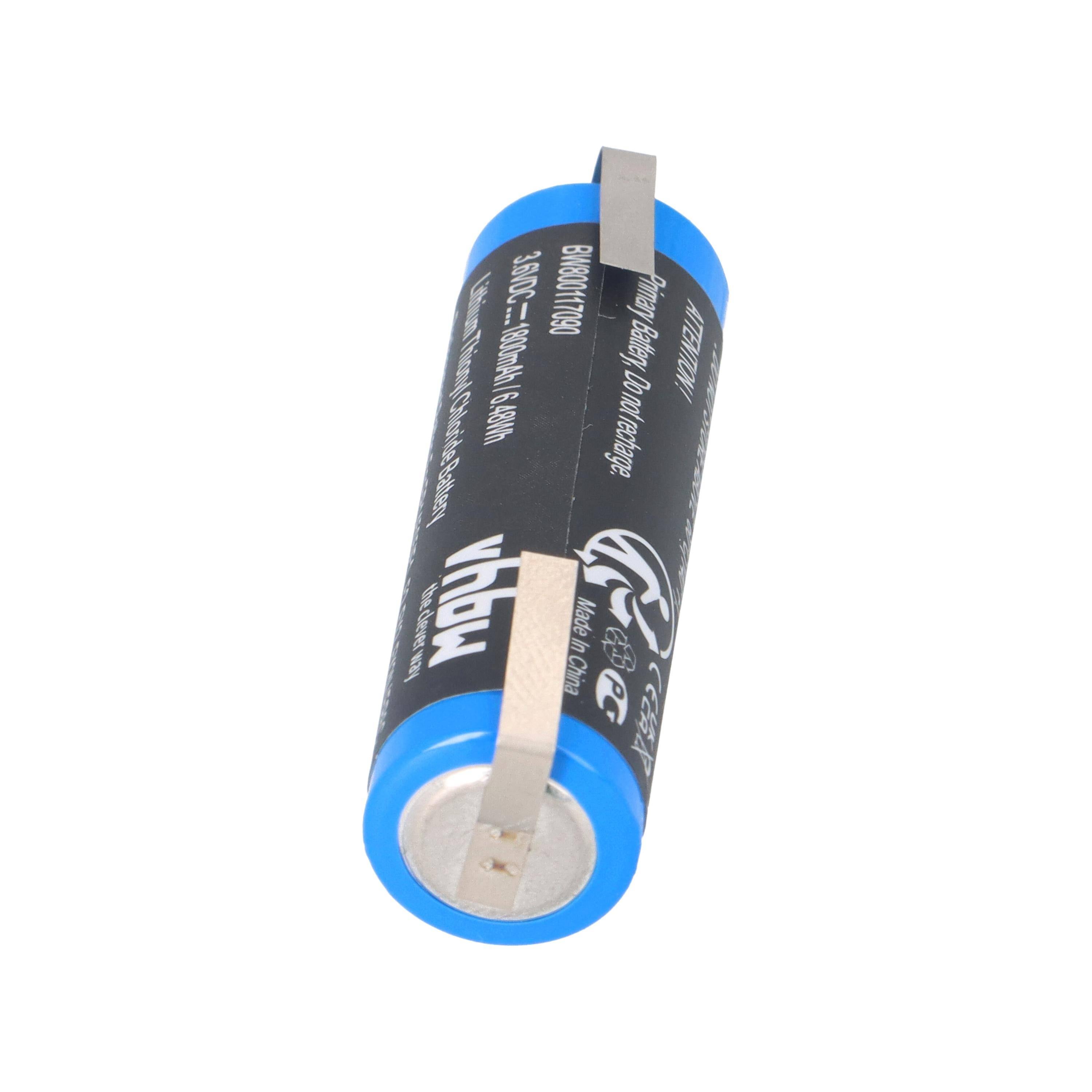 Pufferbatterie 3,6V 1800mAh Li-MnO2 passend für Maxell F1 F2 FX2 FX2N ER6C-2