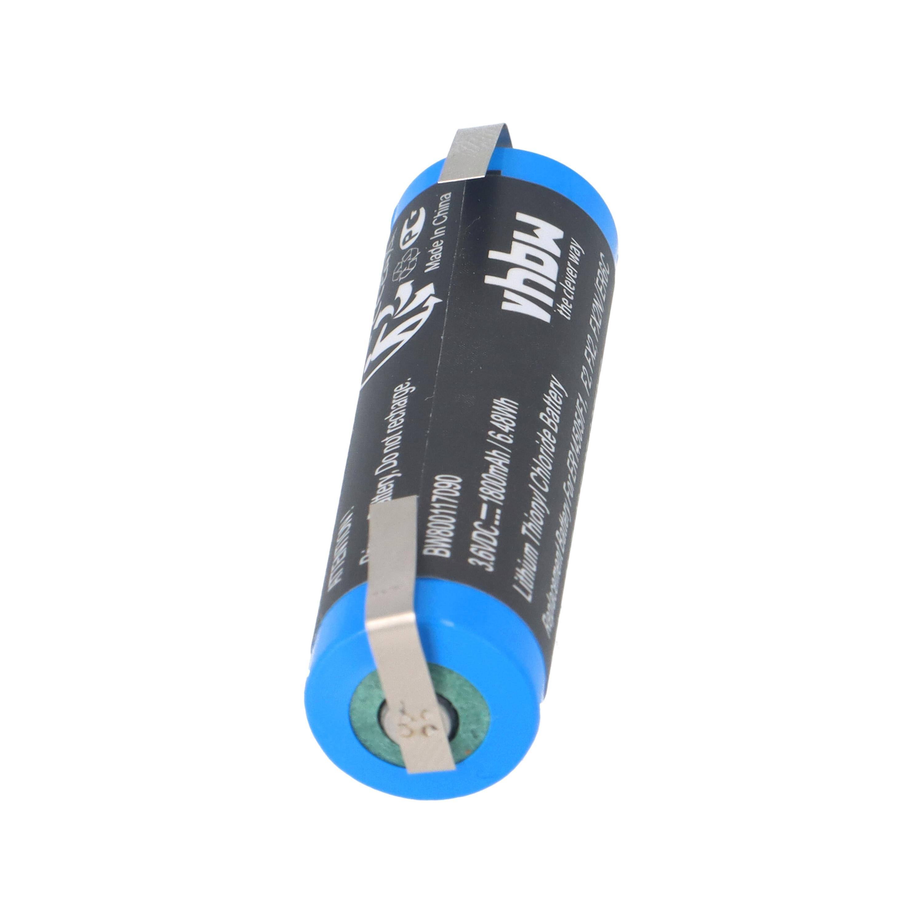 Pufferbatterie 3,6V 1800mAh Li-MnO2 passend für Maxell F1 F2 FX2 FX2N ER6C-4