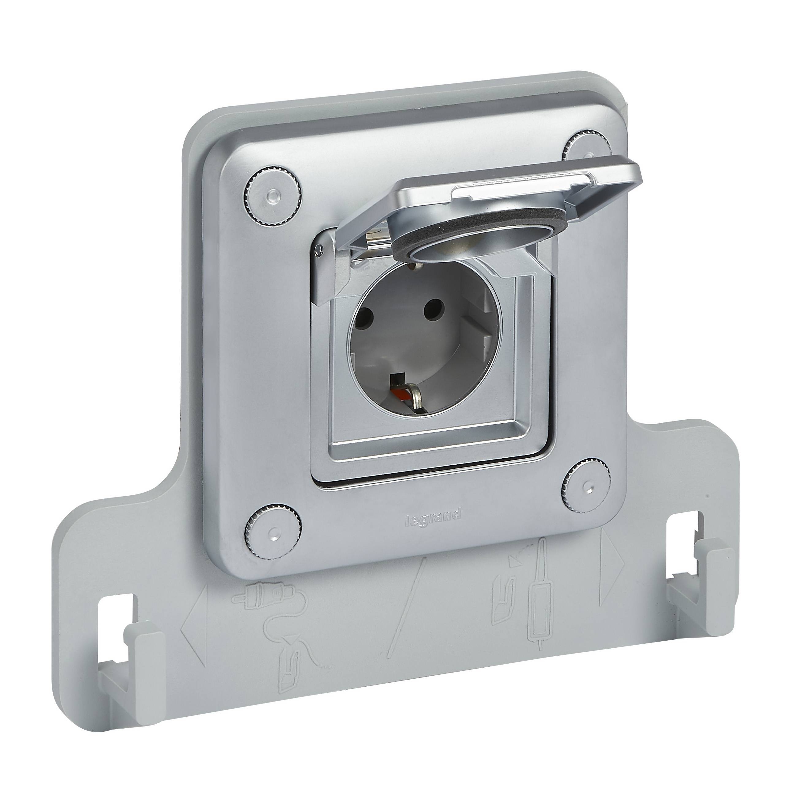 Legrand, Green Up Steckdose UP Soliroc- IP55-IK10, 077856-2