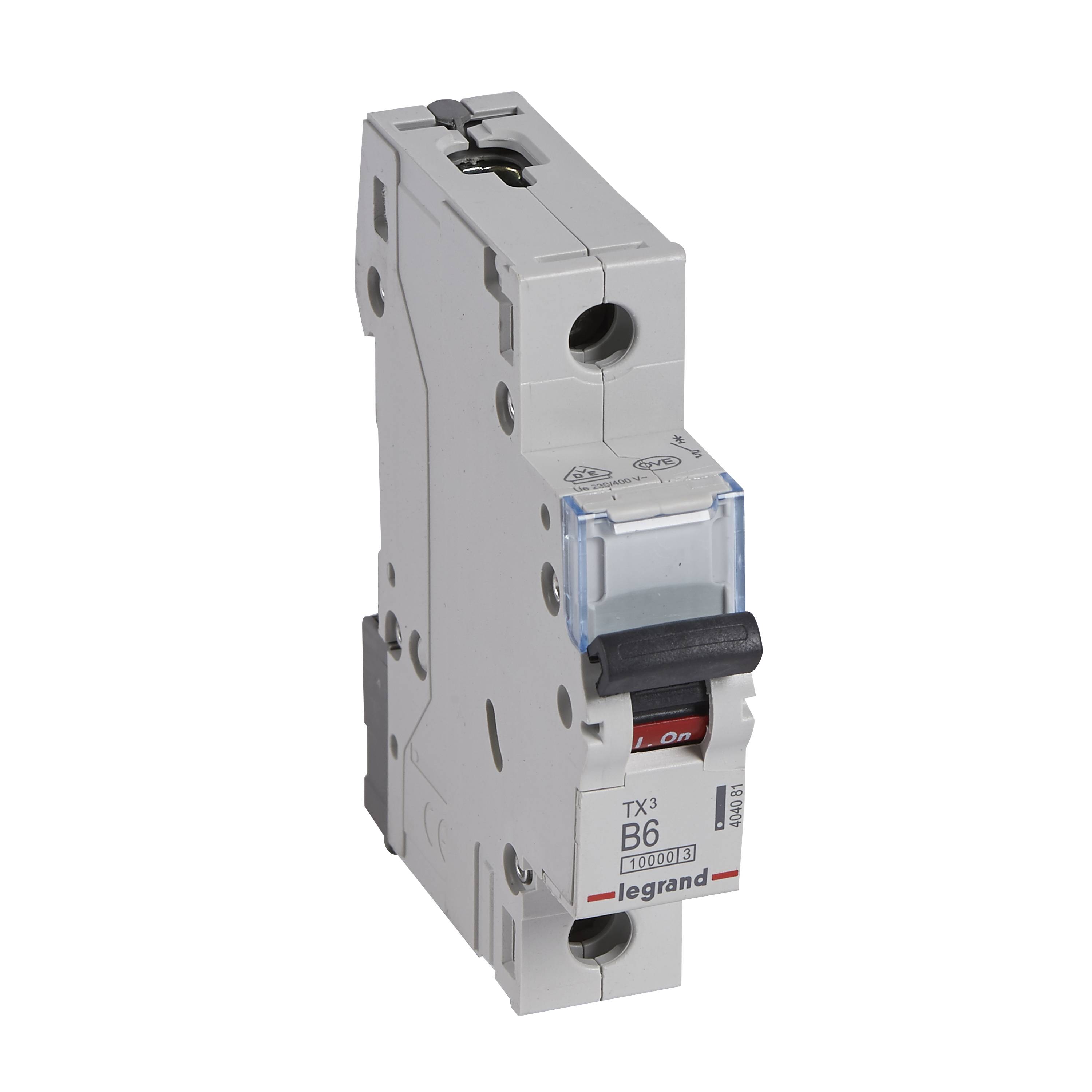 Legrand Bticino Leitungsschutzschalter, Automat TX3 B6A 1polig 10kA 1M-1