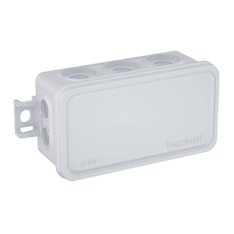 Legrand, Mini Plexo Abzweigdose, 80 x 43 x 34 mm (HxBxT), IP 55, 10 Membran-Einführungen, 092004-0