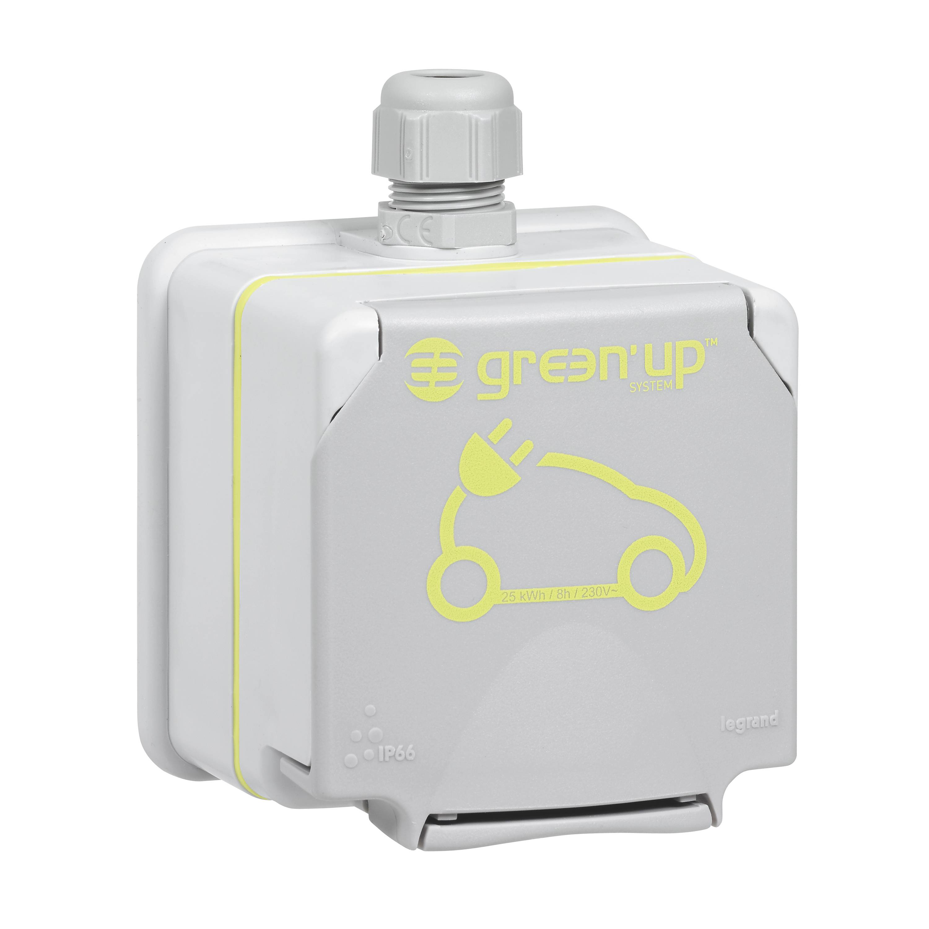 LEGRAND, Green Up Steckdose AP Plexo66- IP44/IK08, SAT00194-1