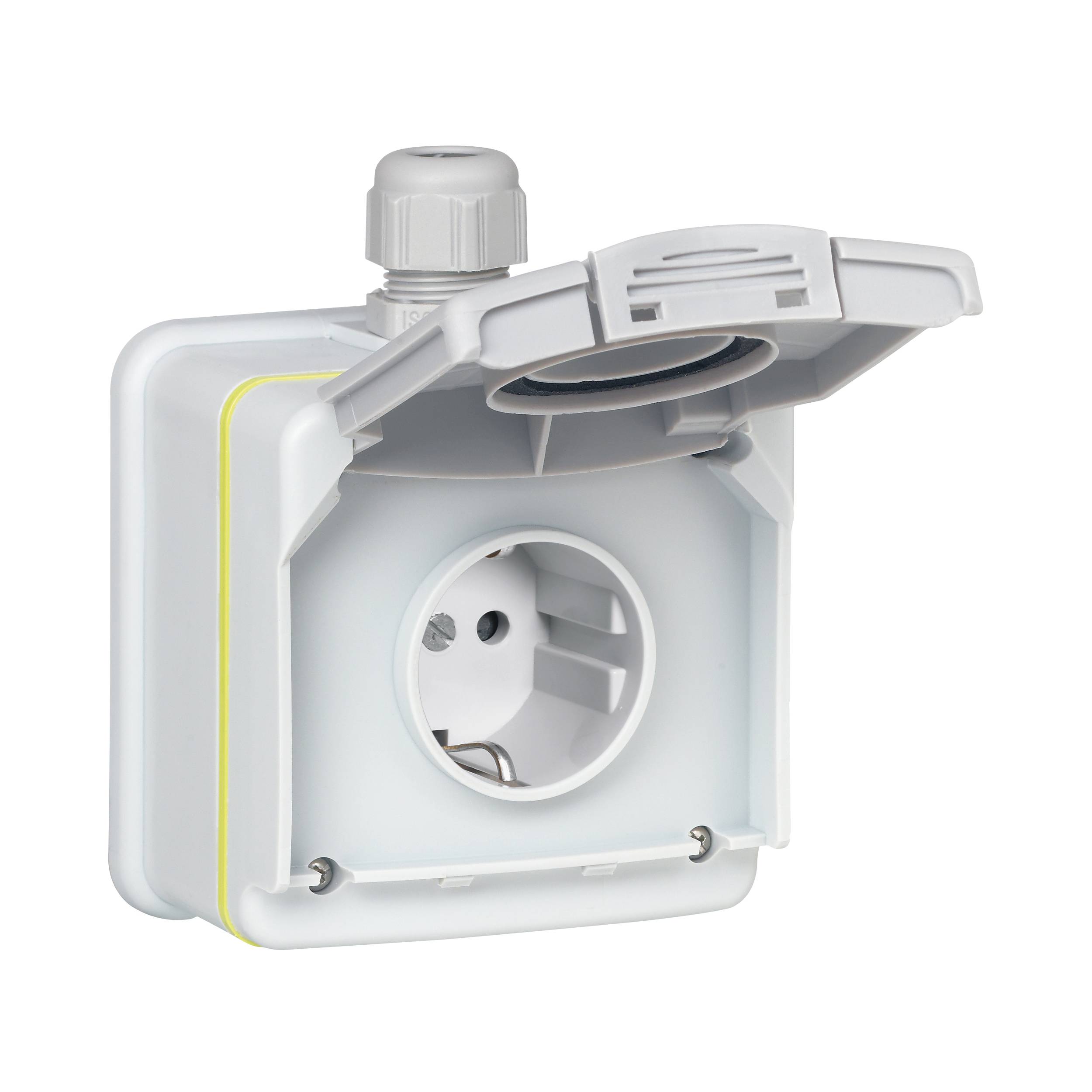 LEGRAND, Green Up Steckdose AP Plexo66- IP44/IK08, SAT00194-2