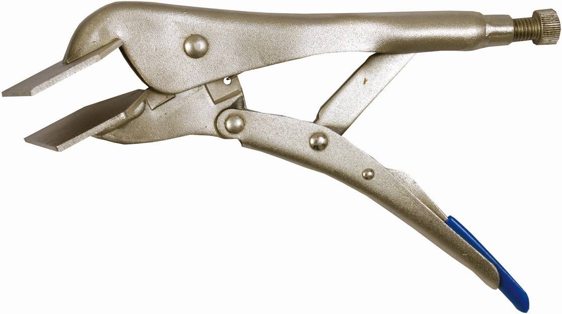 Projahn Breitmaul-Gripzange Feststellzange vernickelt Größe 7" 205 mm lang-0