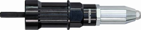 Projahn Profi Blindniet-Adapter für Alu- Stahl- und Edelstahlnieten von 3 - 6,4 mm