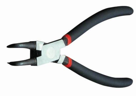 Projahn Sicherungsringzange Standard für Außensicherungsringe gebogen A21 165 mm lang-0
