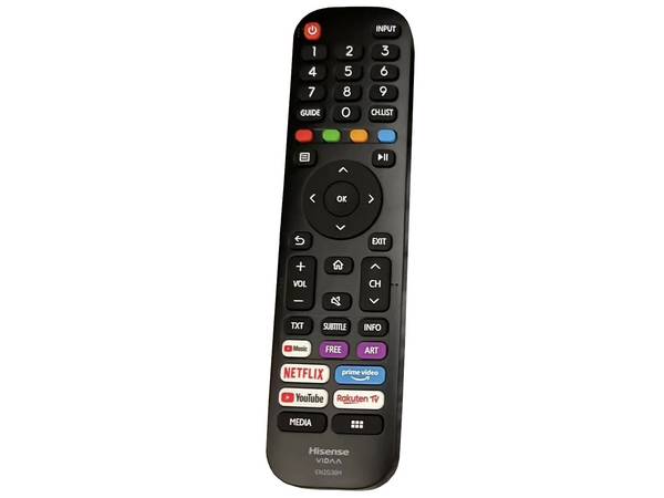 HISENSE EN2G30H VIDAA Original Fernbedienung für Hisense Ultra HD TV mit Schnelltasten für Netflix Amazon Prime
