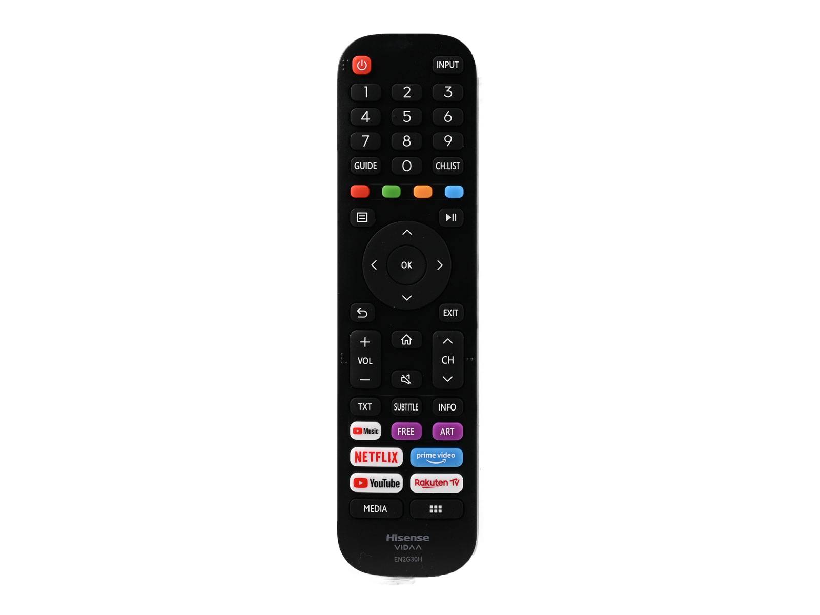 HISENSE EN2G30H VIDAA Original Fernbedienung für Hisense Ultra HD TV mit Schnelltasten für Netflix Amazon Prime-1