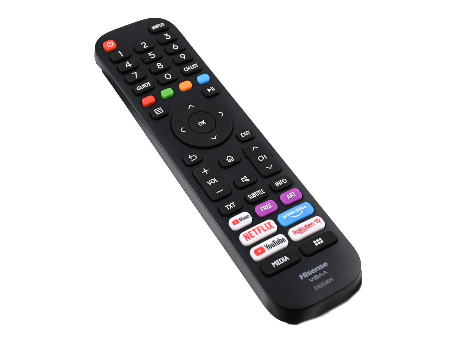 HISENSE EN2G30H VIDAA Original Fernbedienung für Hisense Ultra HD TV mit Schnelltasten für Netflix Amazon Prime-3