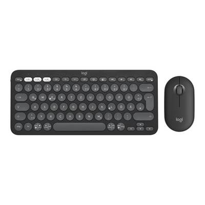 Logitech 920-012240 Tastatur Maus enthalten Universal RF Wireless + Bluetooth QWERTY US International Weiß