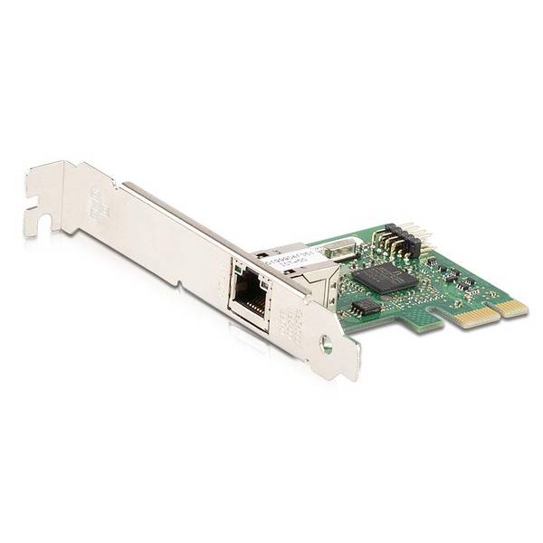 Fujitsu D2907-A11 Netzwerkkarte (PCI Express x1, 1-Slot Breite, GigaBit Ethernet, 1x RJ-45 LAN)