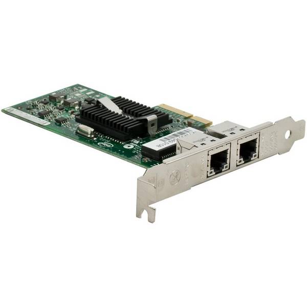 Intel PRO/1000 PT Dual Port Netzwerkkarte (P/N: EXPI9402PTBLK, 1-Slot, PCIe x4, Wake on LAN, PXE)