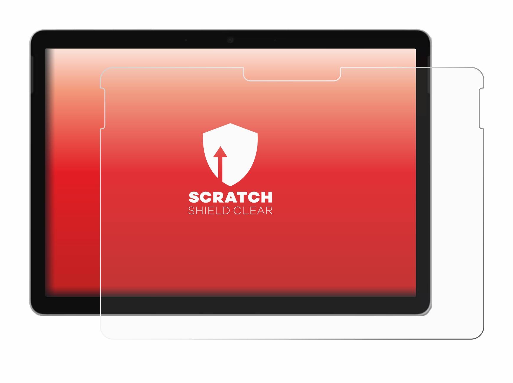 upscreen Schutzfolie für Microsoft Surface Go 4 Kratzschutz Anti-Fingerprint Klar-1