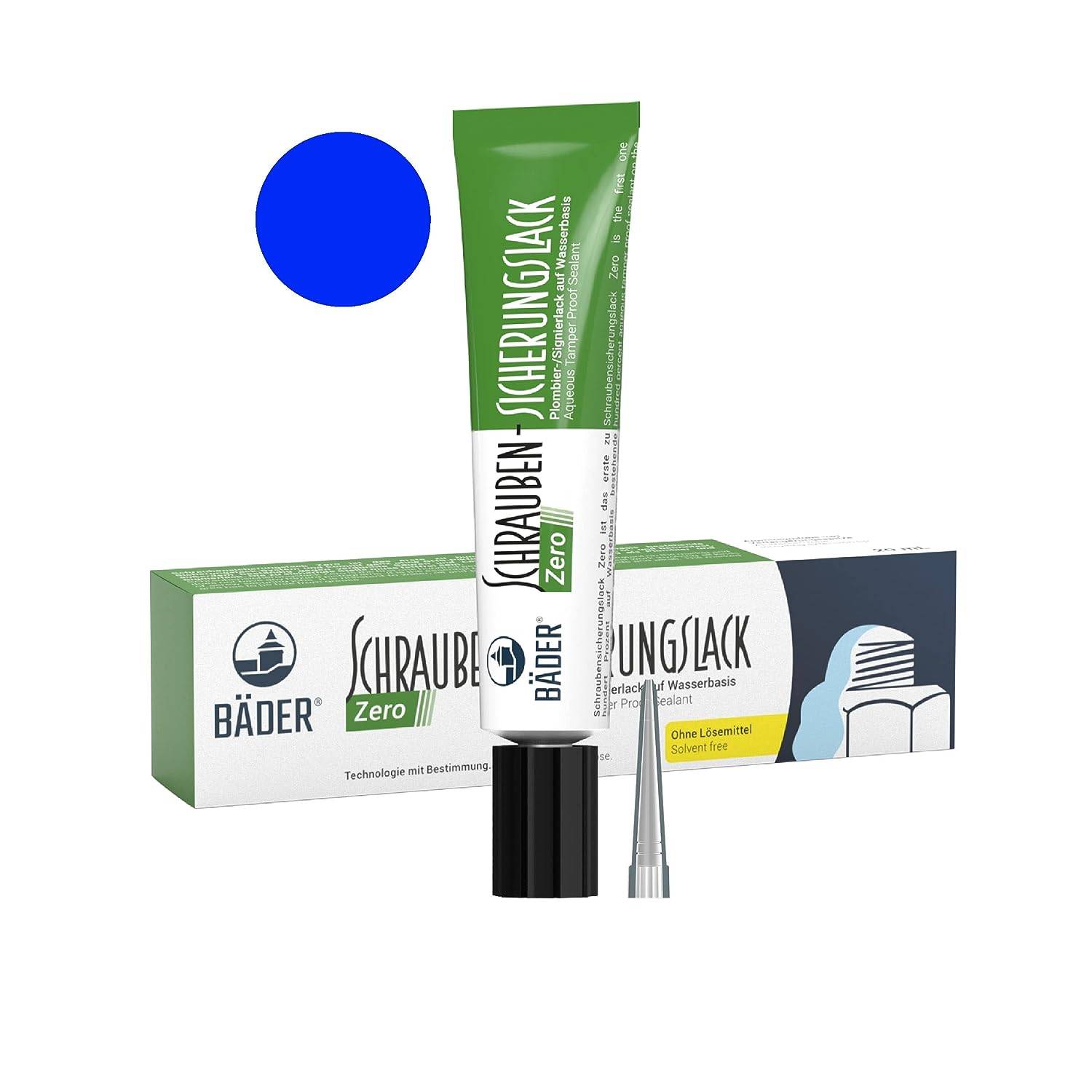Bäder Schraubensicherungslack Zero Blau 20ml-0