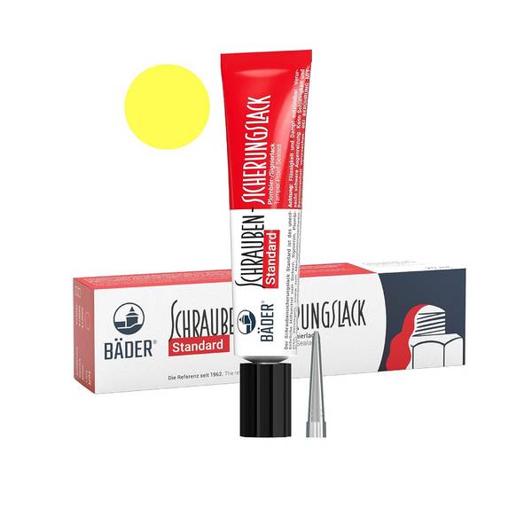 Bäder Schraubensicherungslack Standard Gelb 20ml