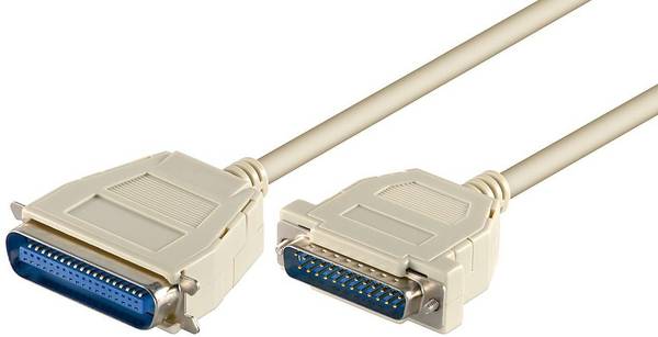 Connection Printer D-SUB cable Parallel DB25-CEN36 18m M/M