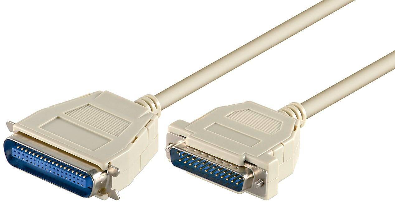 Connection Printer D-SUB cable Parallel DB25-CEN36 18m M/M-0