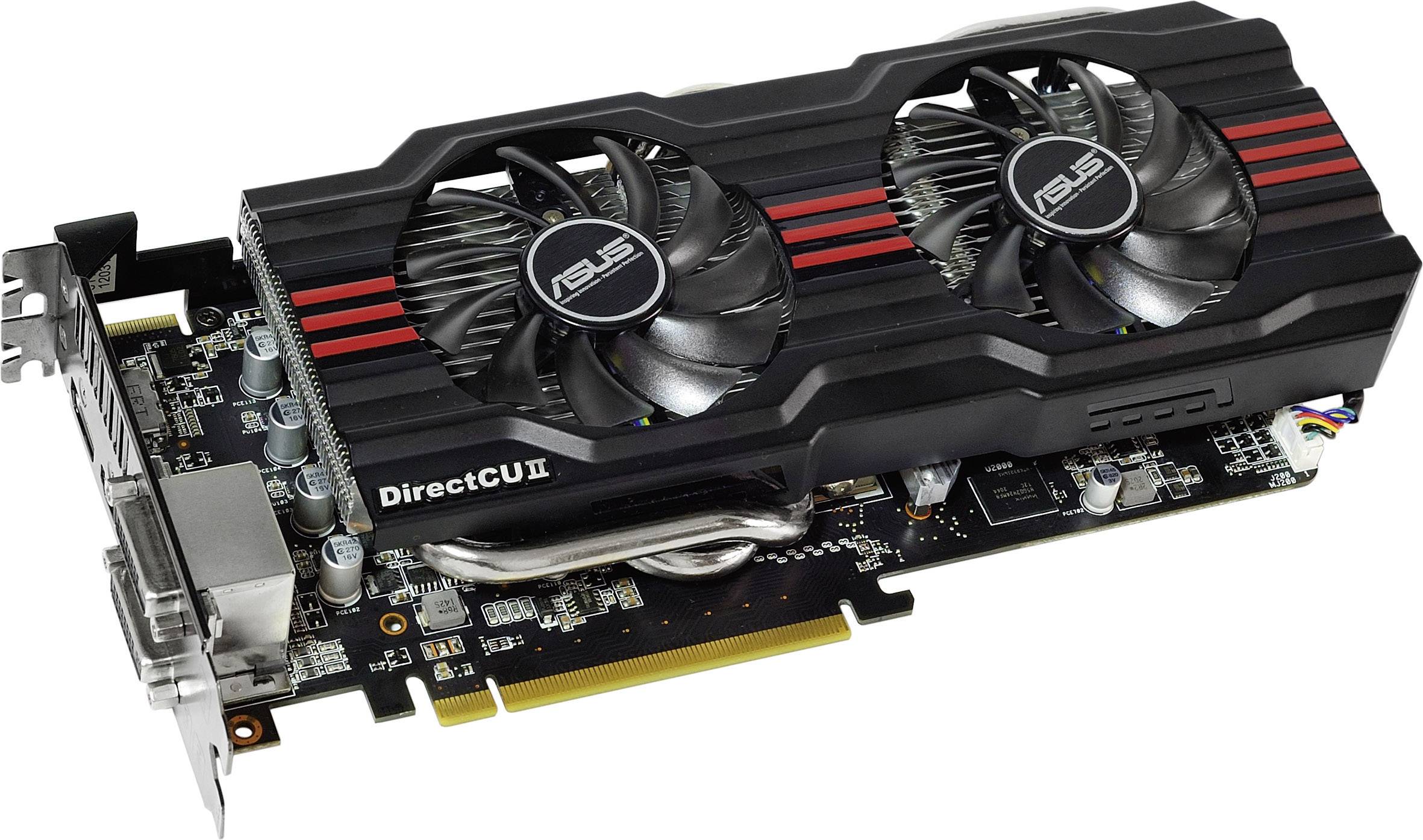 Asus Grafikkarte AMD Radeon HD7870 2 GB GDDR5RAM PCIe x16 DVI, HDMI