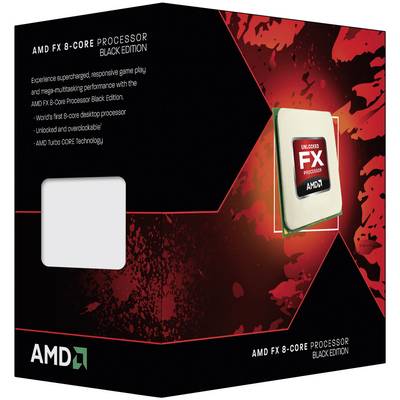 AMD FX-8350 8 x 4.0 GHz Octa Core Prozessor (CPU) Boxed Sockel (PC): AMD AM3+ 125 W