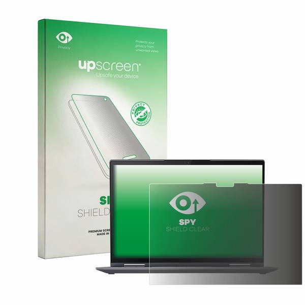upscreen Blickschutzfolie für Lenovo ThinkPad X1 Yoga Gen 8 14" Anti-Spy Privacy Blaulichtschutz Sichtschutzfolie