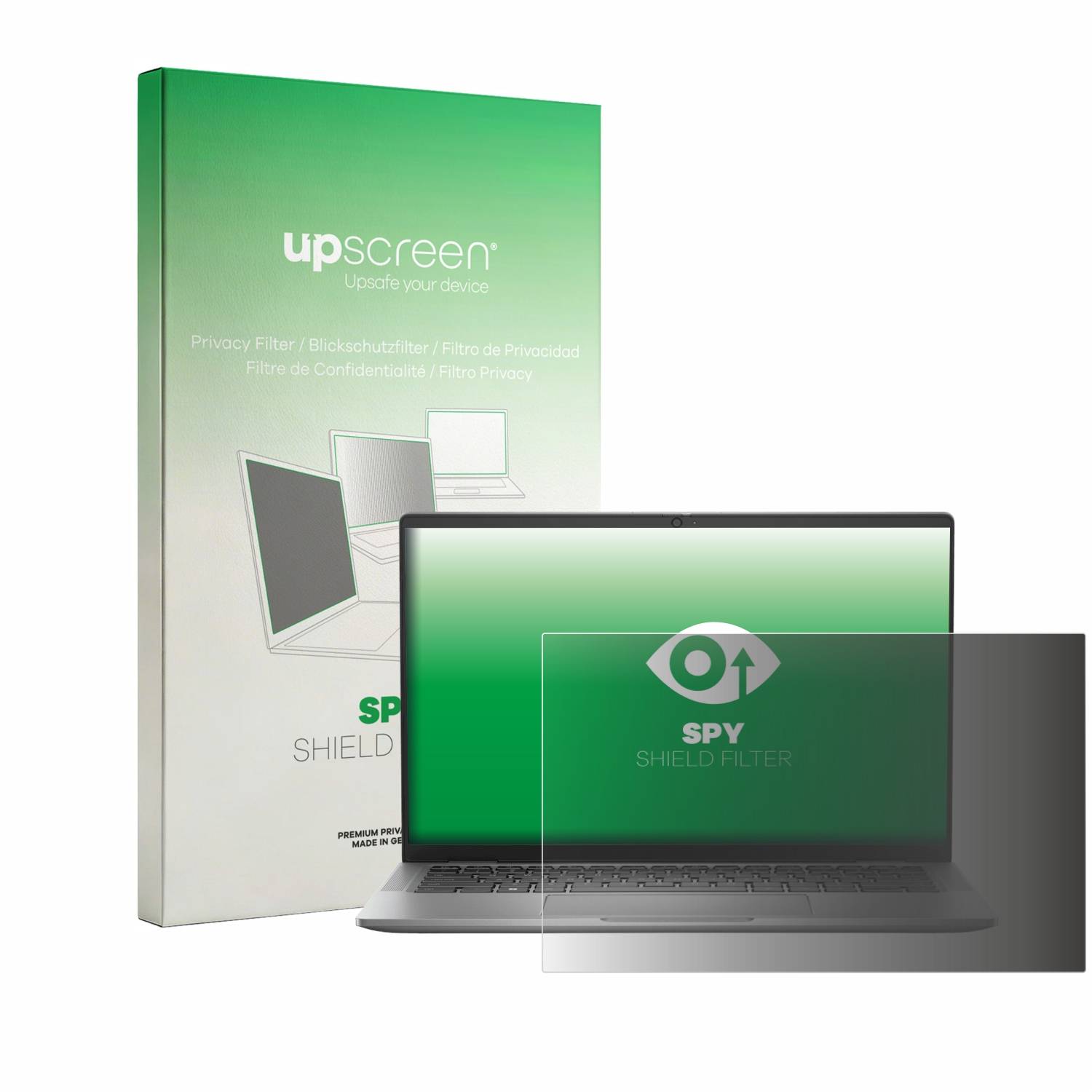 upscreen Blickschutzfilter für Dell Latitude 7440 Laptop Blaulichtfilter Sichtschutz Privacy Anti Spy abnehmbar-0